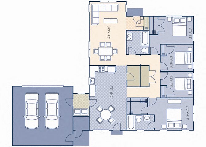 Gunfighter Manor 4x2 1997 sq ft